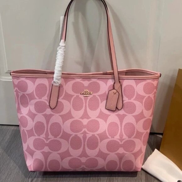 COACH Rowan Large Satchel Bag Signature - Picture 1 of 5
